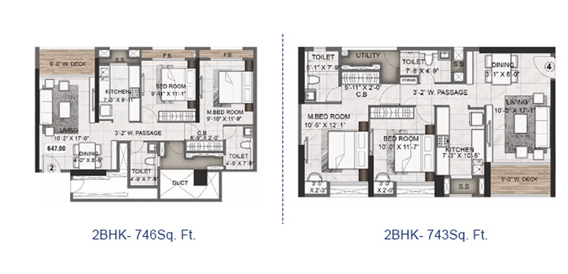 Rustomjee Azziano Thane Floor Plan