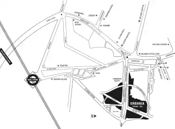 Rustomjee Urbania Azziano Location Map
